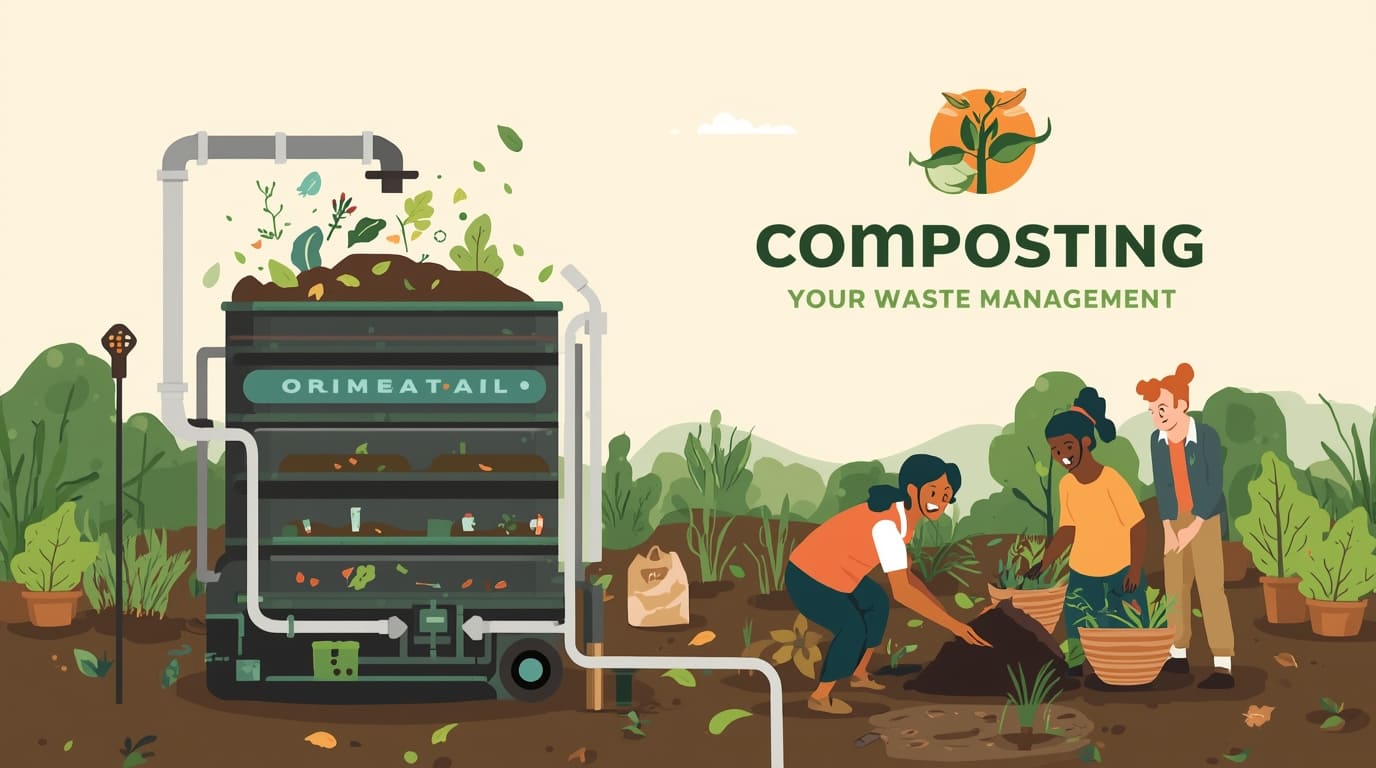 Composting system setup by Custompaperir