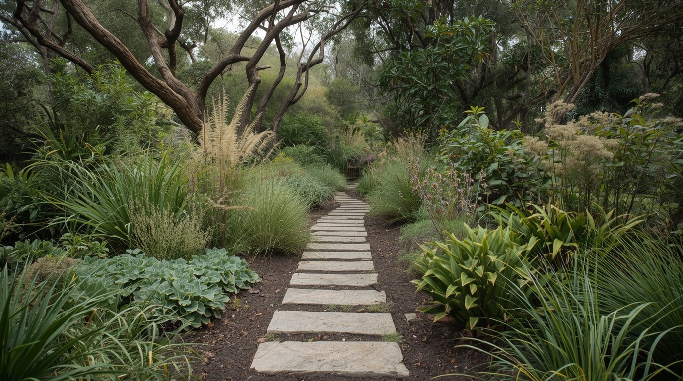 Native garden design by Custompaperir